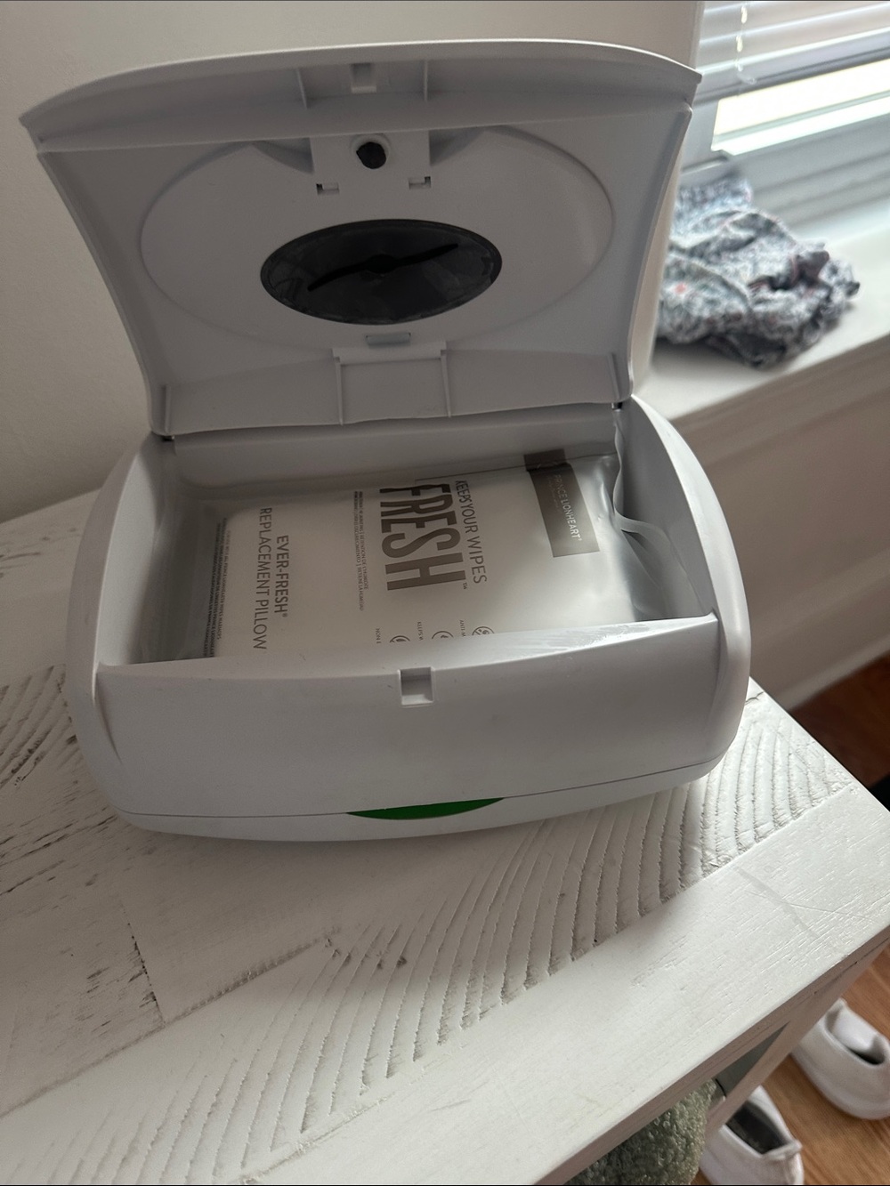 White Portable Wipe Storage Dispenser - Home Storage & Organization